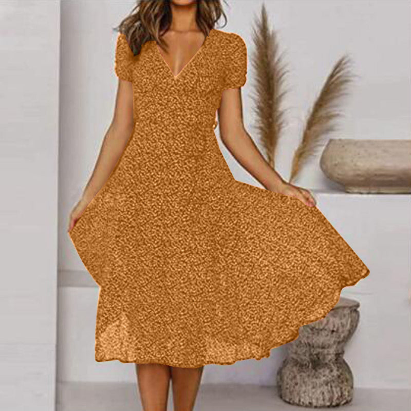 Nina | Fließendes Sommerkleid – V-Ausschnitt und absoluter Komfort