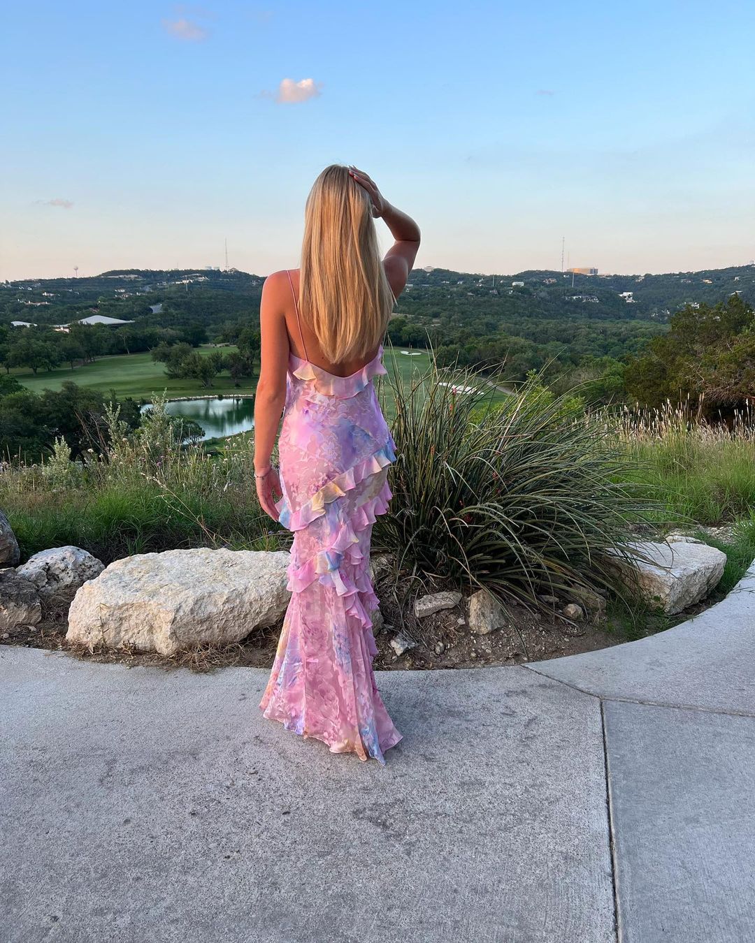 Sophie | Vestido Maxi Con Volantes – Elegancia Romántica y Ligereza