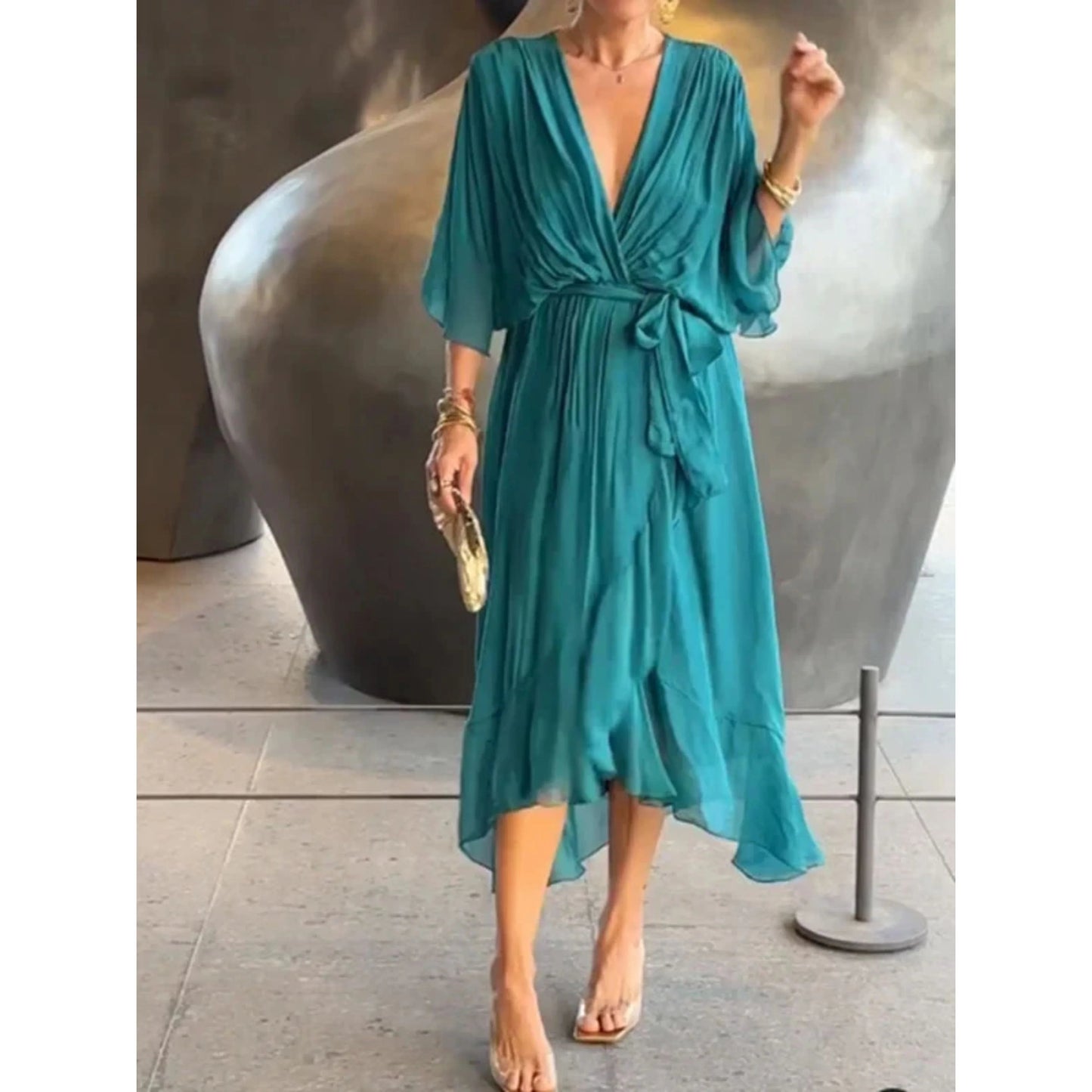Annabelle | Robe Portefeuille – Coupe Légère Et Fluide