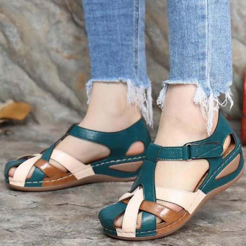 Alma | Sandali a Tacco Incrociato – Allure Vintage e Femminile