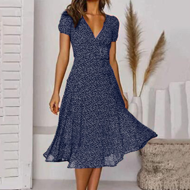 Nina | Fließendes Sommerkleid – V-Ausschnitt und absoluter Komfort