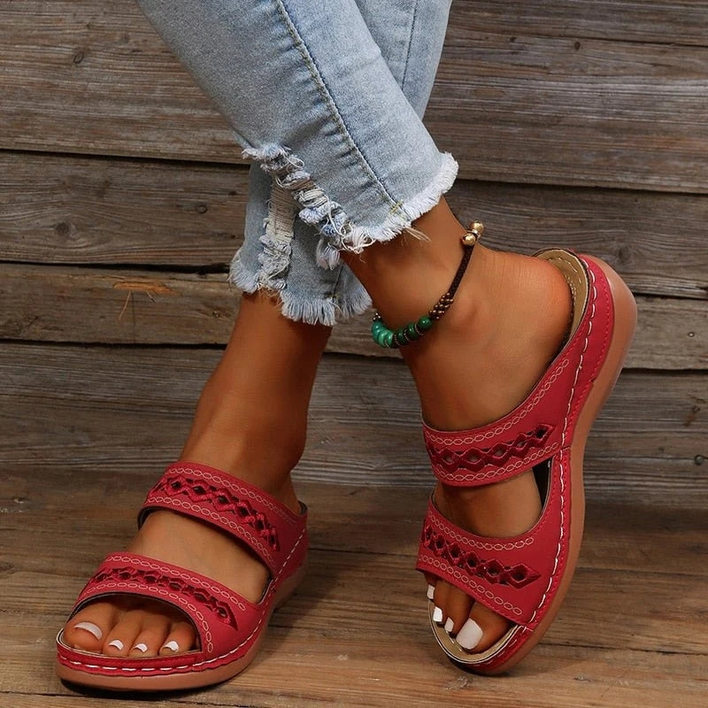 Renée | Sandaler Med To Remme – Komfort Og Daglig Stil