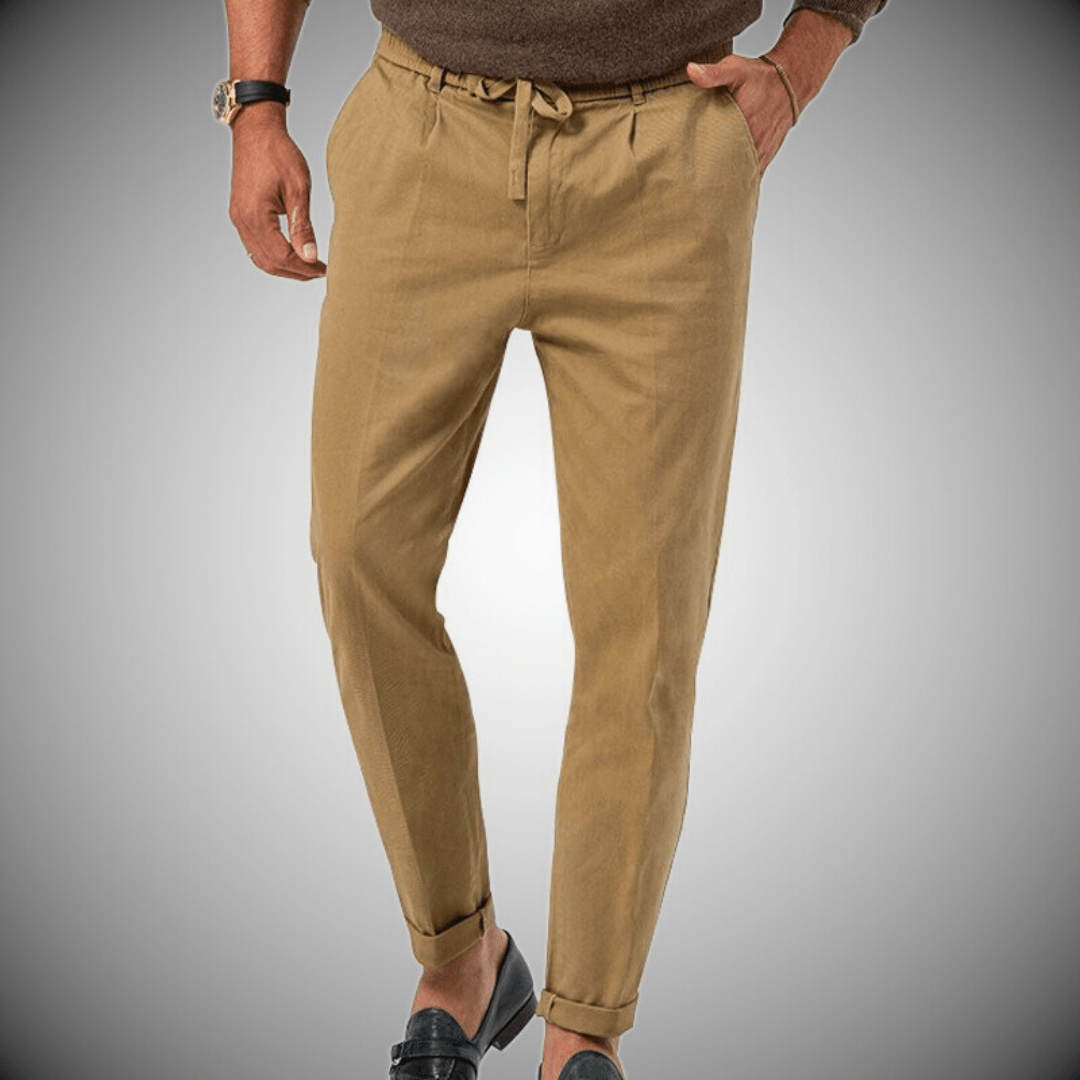 William | Men's Pants with Cord – Versatile, Casual and Trendy