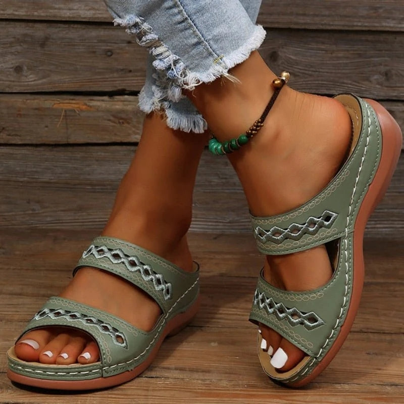 Renée | Sandaler Med To Remme – Komfort Og Daglig Stil