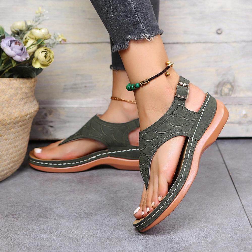 Blanche | Sandalen mit verstellbarem Riemen – Einfachheit und Alltagsstil