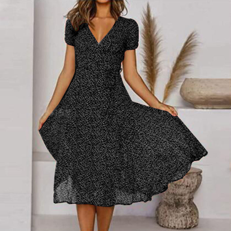 Nina | Fließendes Sommerkleid – V-Ausschnitt und absoluter Komfort
