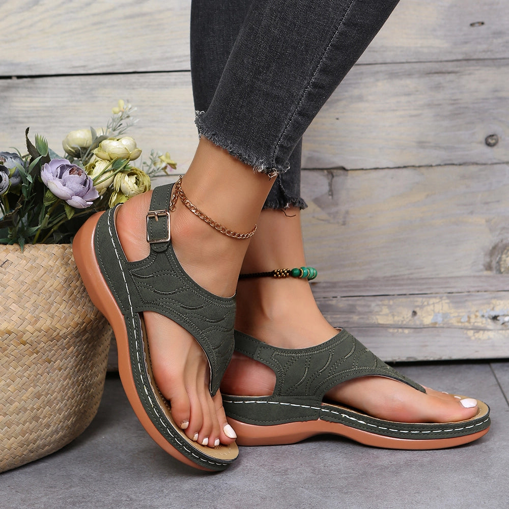 Blanche | Sandalen mit verstellbarem Riemen – Einfachheit und Alltagsstil