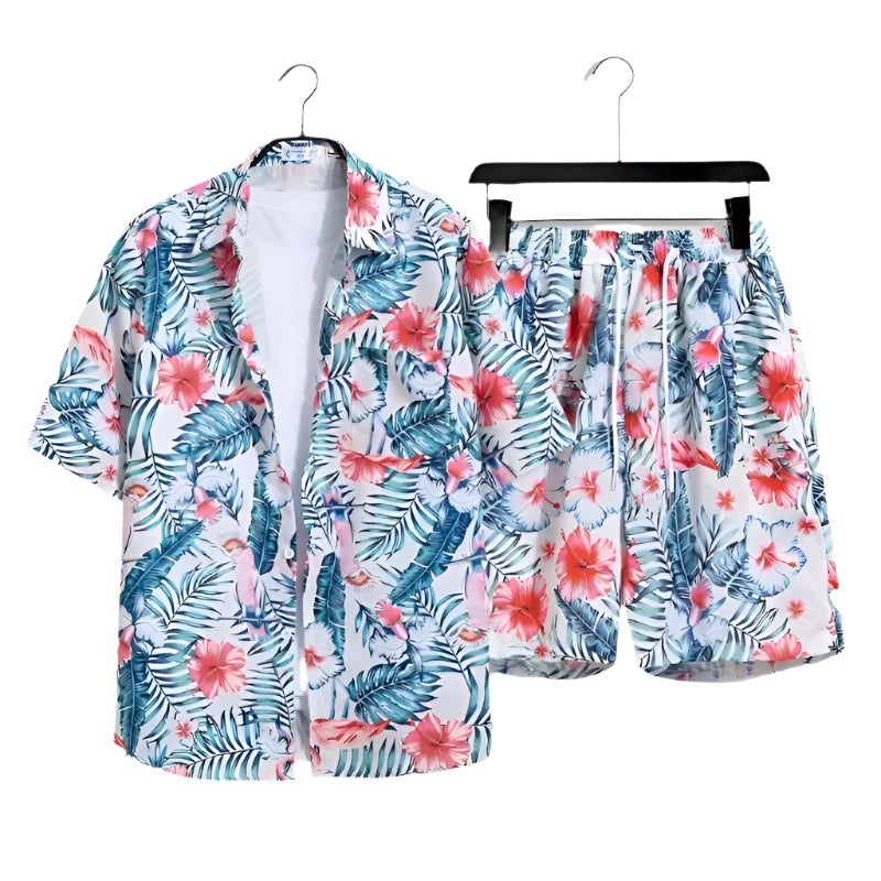 Alexandre | Summer Set For Men Shirt And Shorts