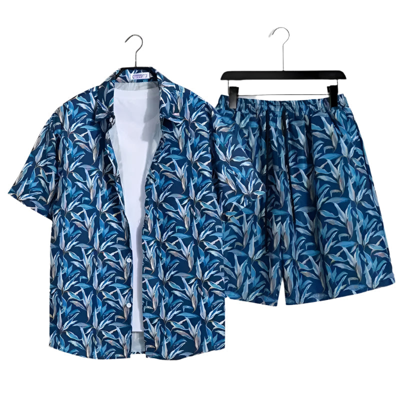 Alexandre | Summer Set For Men Shirt And Shorts