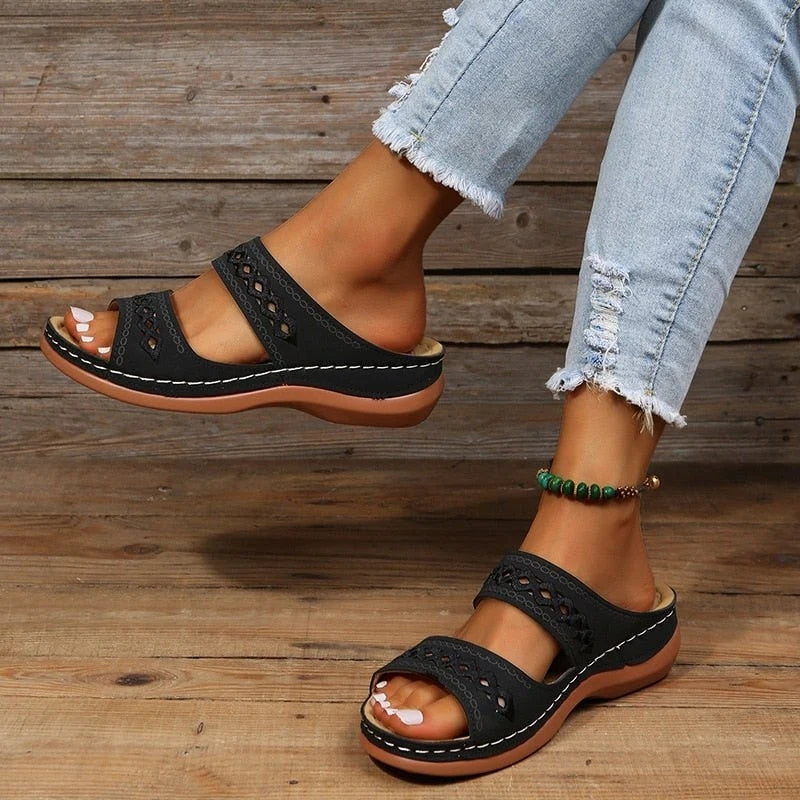 Renée | Sandaler Med To Remme – Komfort Og Daglig Stil