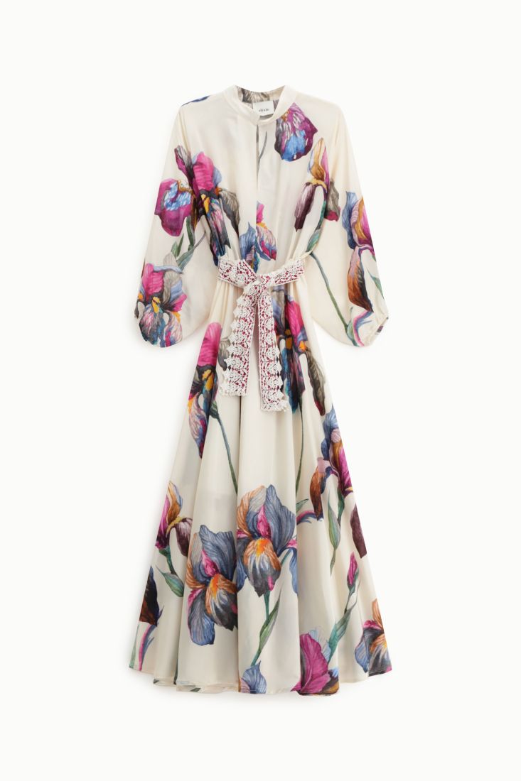 Maïfa | Vestido Largo Impreso – Elegancia Floral y Atractivo Fluido