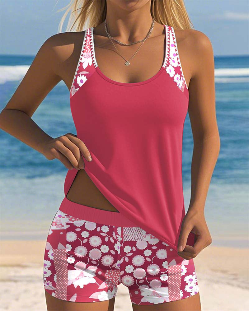 Samira | Ensemble Strand Dames - Bloemig Stijl