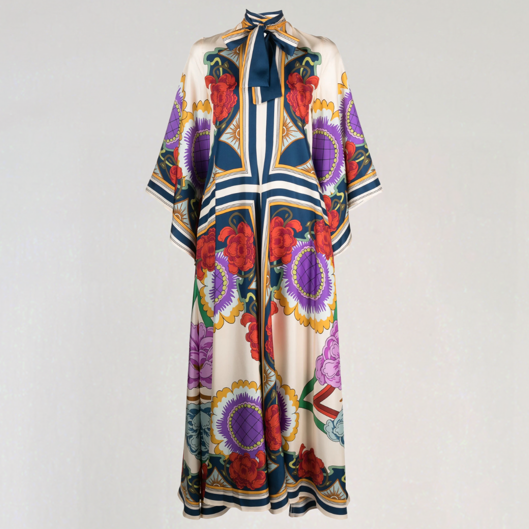 Djamila | Maxi Kaftan Bohémska Šaty – Uvoľnená A Plynulá Elegancia