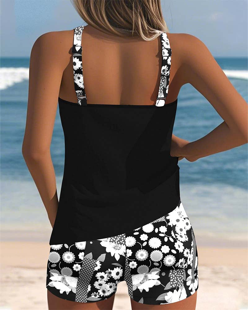Samira | Ensemble Strand Dames - Bloemig Stijl