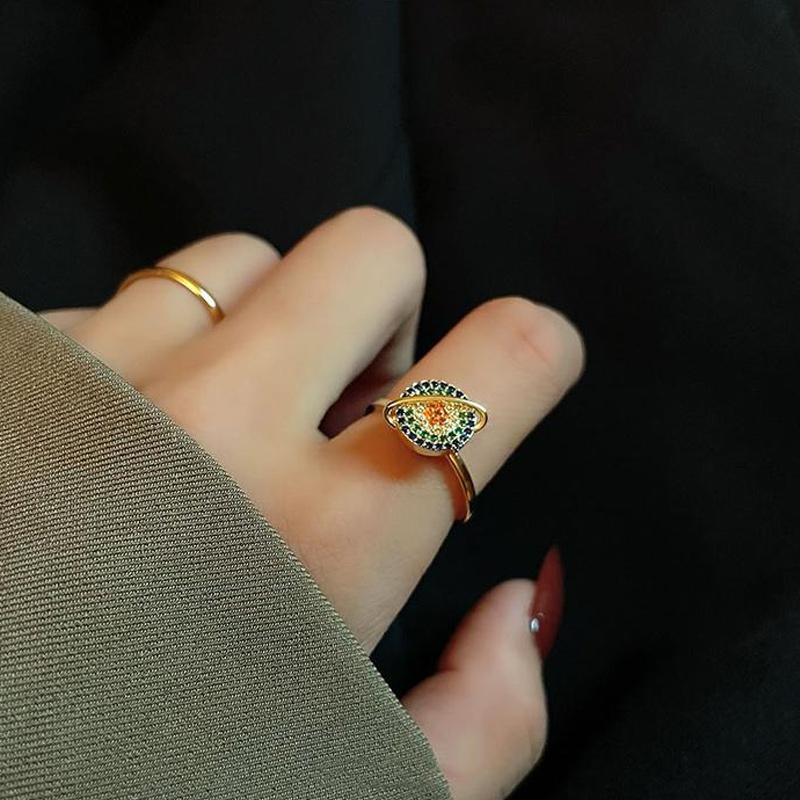 Aline | Anillo Orbital Elegante Antiestrés