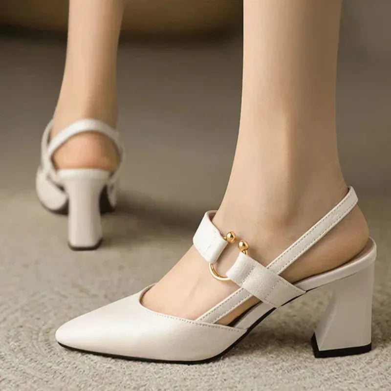 Sabine | Open Toe Hakken – Elegant en Geavanceerd
