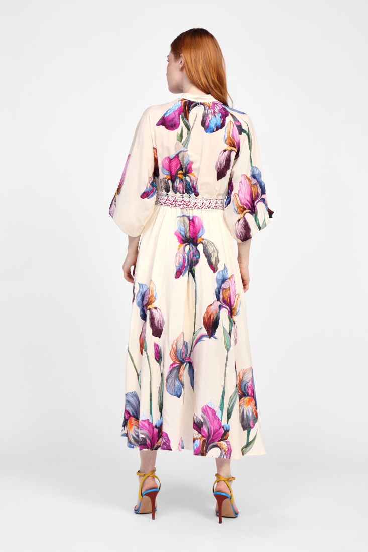 Maïfa | Vestido Largo Impreso – Elegancia Floral y Atractivo Fluido