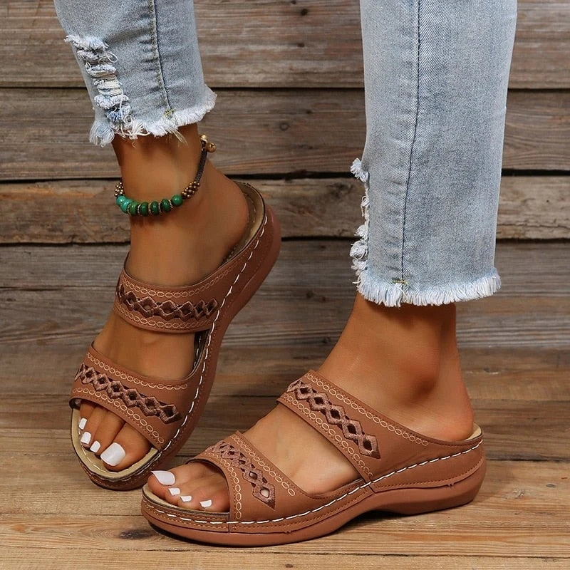 Renée | Sandaler Med To Remme – Komfort Og Daglig Stil