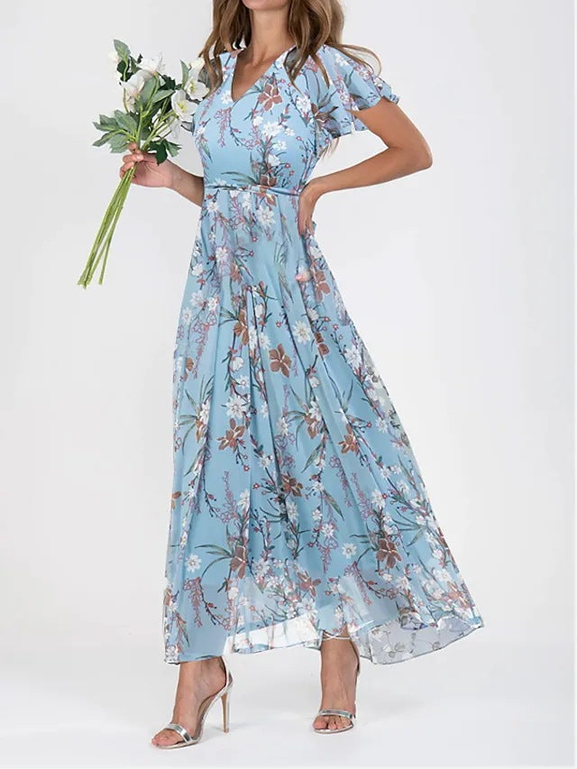Lénaëlle | Robe Longue Bohème – Style Aérien Et Silhouette Élancée