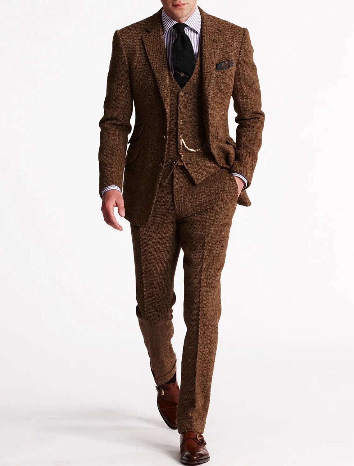 Amory | Costume Homme Trois-pièces – Esprit Tweed Raffiné