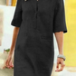 Flora | Straight Dress With Split Collar – Simplicity And Elegance 