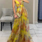 Samira | Lange Sommerkleid – Florale Frische und romantischer Stil 