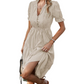 Freja | Abito Bohemien Chic a Righe 
