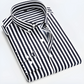 Idriss | Chemise à Rayures Fines – Coupe Ajustée & Style Polyvalent