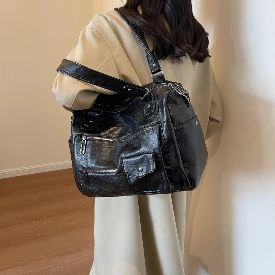 Amaya | Large Shoulder Bag for School – Elegance and Daily Comfort 