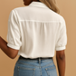 Rania | Blusa Blanca Bordada Con Cuello Alto Elegante 