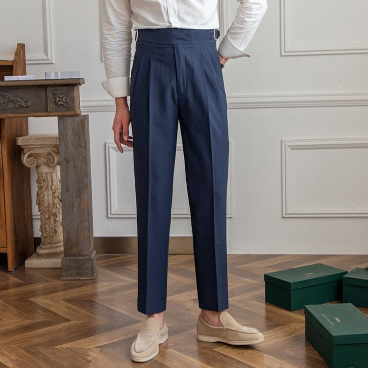 Axel | Pánske nohavice s vysokým pásom – Klasická a moderná elegancia 