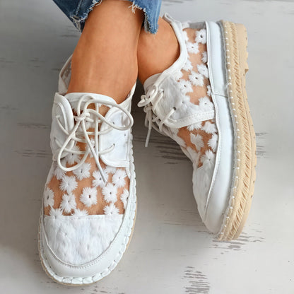 Bernice | Ademend Schoenen – Bloemenstof En Elegant 