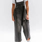 Lucie | Lässige ärmellose Jeanslatzhose 