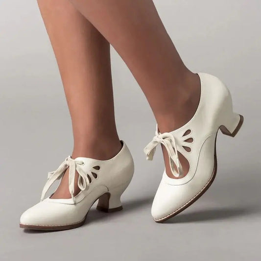 Margaux | Chaussures À Petit Talon – Touche Vintage Pour Un Look Unique