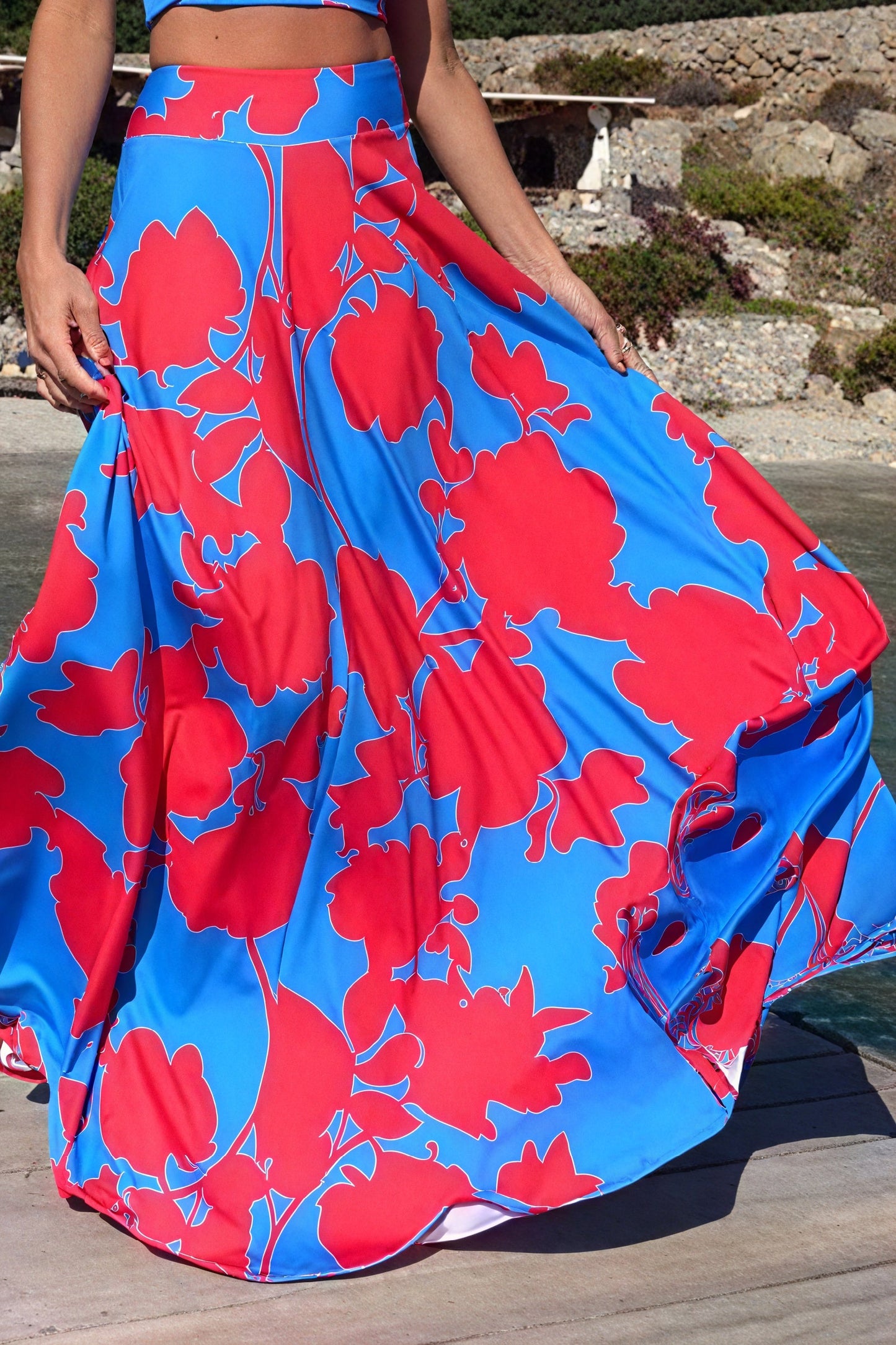 Joana | Ensemble Fleuri – Oberteil und Rock für einen sonnigen Stil 