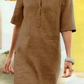 Flora | Straight Dress With Split Collar – Simplicity And Elegance 
