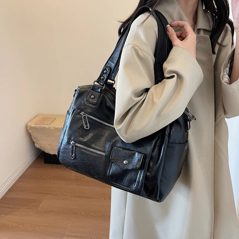 Amaya | Large Shoulder Bag for School – Elegance and Daily Comfort 