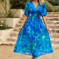 Alma | Bloemenjurk – Romantische Elegantie En Gestructureerde Mouwen 