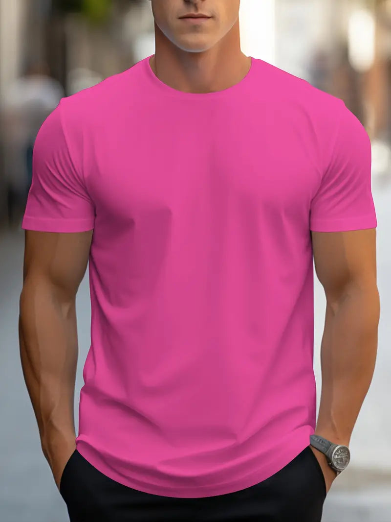 Ewen | T-shirt s priliehavým strihom, okrúhly výstrih, krátke rukávy 