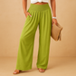 Gwenaëlle | High-Waisted Wide Leg Pants and Casual Style 
