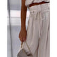 Marine | Chic Set – Asymmetrical Top and Flowing Pants 