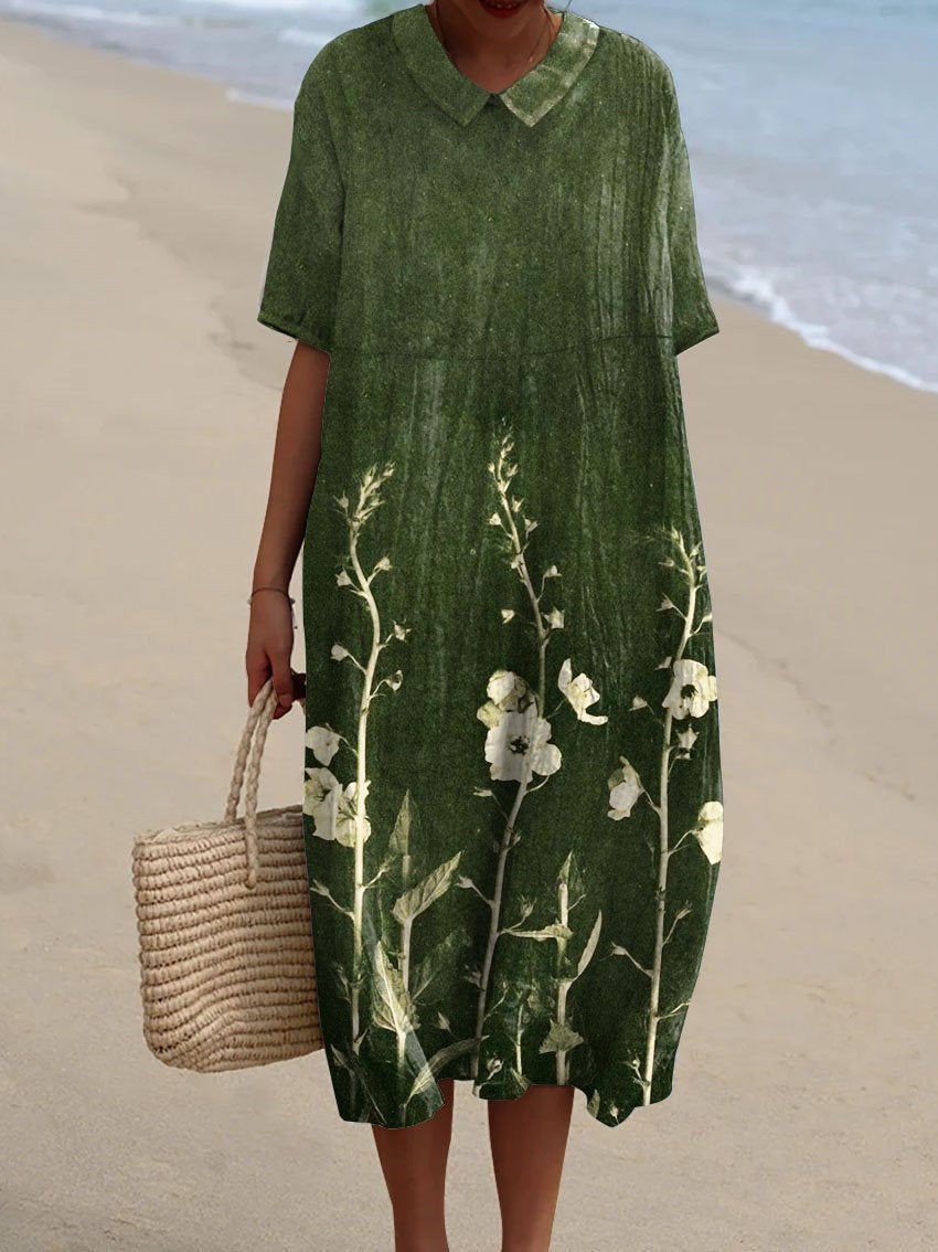 Sylvaine | Vestido Largo Floral – Estilo y Ligereza Estival 