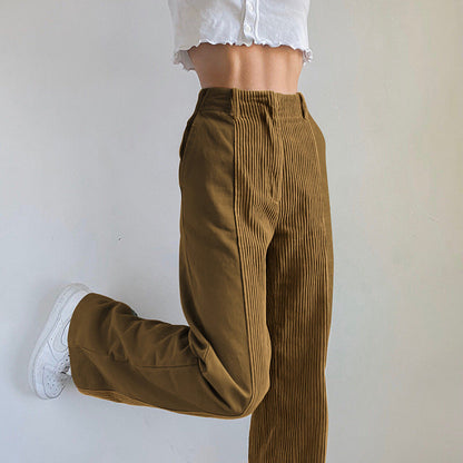 Serena | Elegant Cuffed Pants – Chic and Timeless Style 
