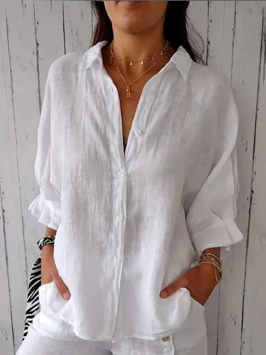 Nina | Cămașă Casual – Eleganță Discretă Pentru Zilele de Zi cu Zi 
