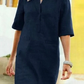 Flora | Straight Dress With Split Collar – Simplicity And Elegance 