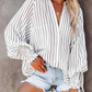 Lamia | Blusa Holgada Mujer – Rayas Chic y Estilo Informal 