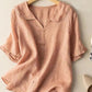 Perla | Korte Elegante Blouse – Retro Stijl En Fijne Details 