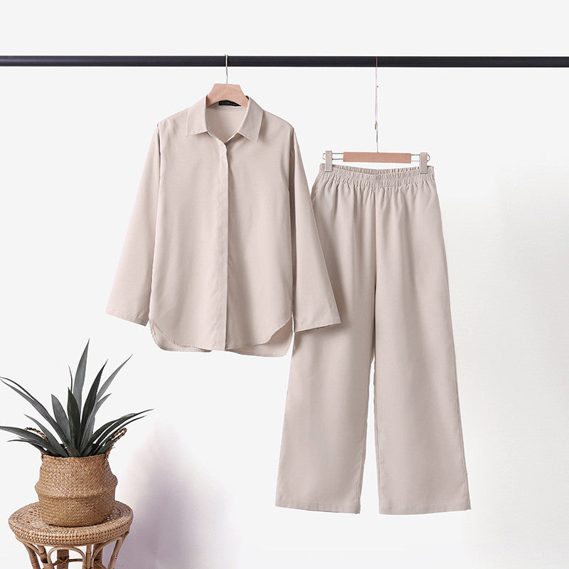 Leana | Conjunto Chic Desenfadado – Líneas Puras y Confort Asegurado 