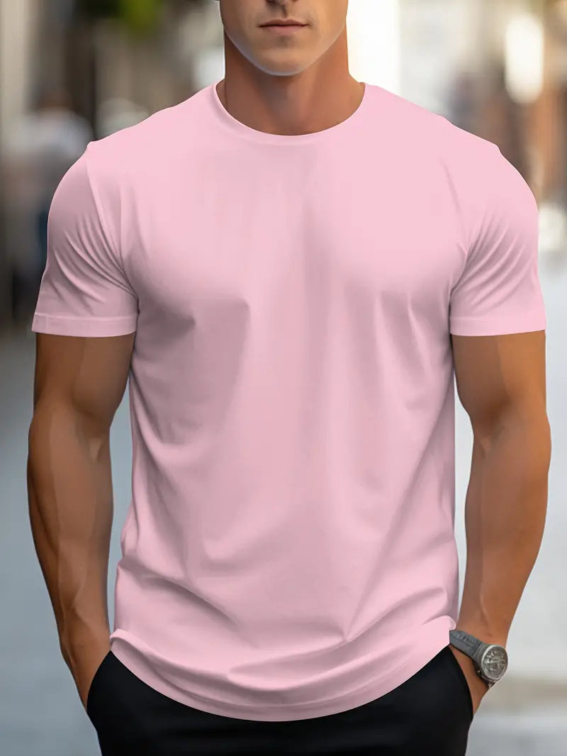 Ewen | T-shirt s priliehavým strihom, okrúhly výstrih, krátke rukávy 