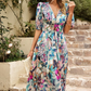 Alma | Bloemenjurk – Romantische Elegantie En Gestructureerde Mouwen 